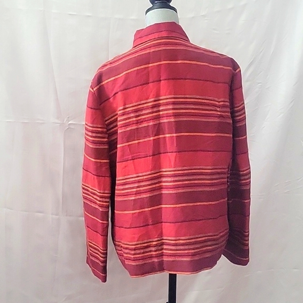RENA ROWAN Brick Red Designer Jacket, Size: 14 - Picture 6 of 9